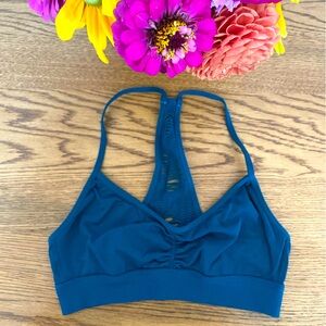 PINK by VS blue racerback sports braw/brawlet. Size S